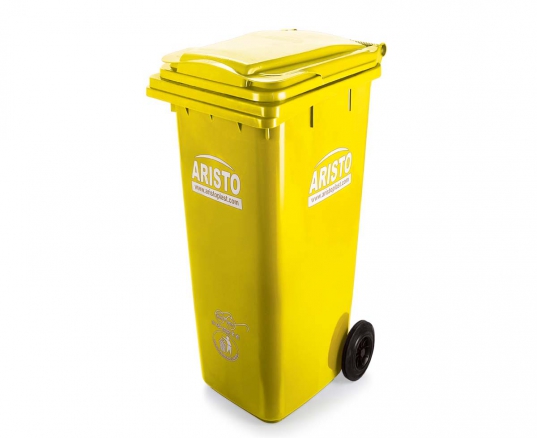 Wheel Waste Bin with Pedal